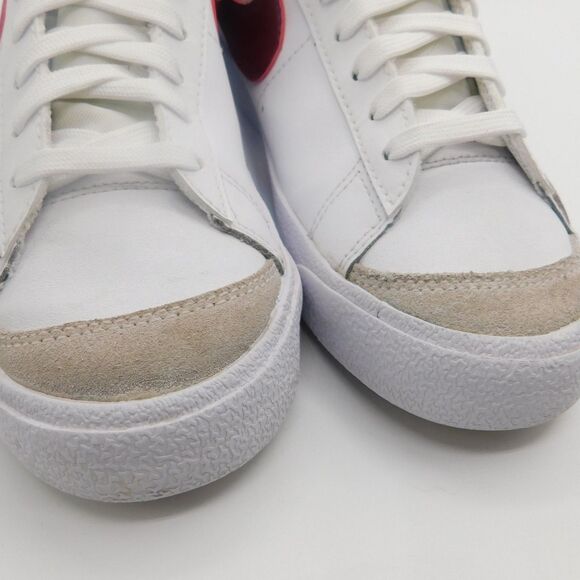 Nike Blazer Mid '77 White and Burgundy High Top Shoes Youth Size 6 - Picture 8 of 14